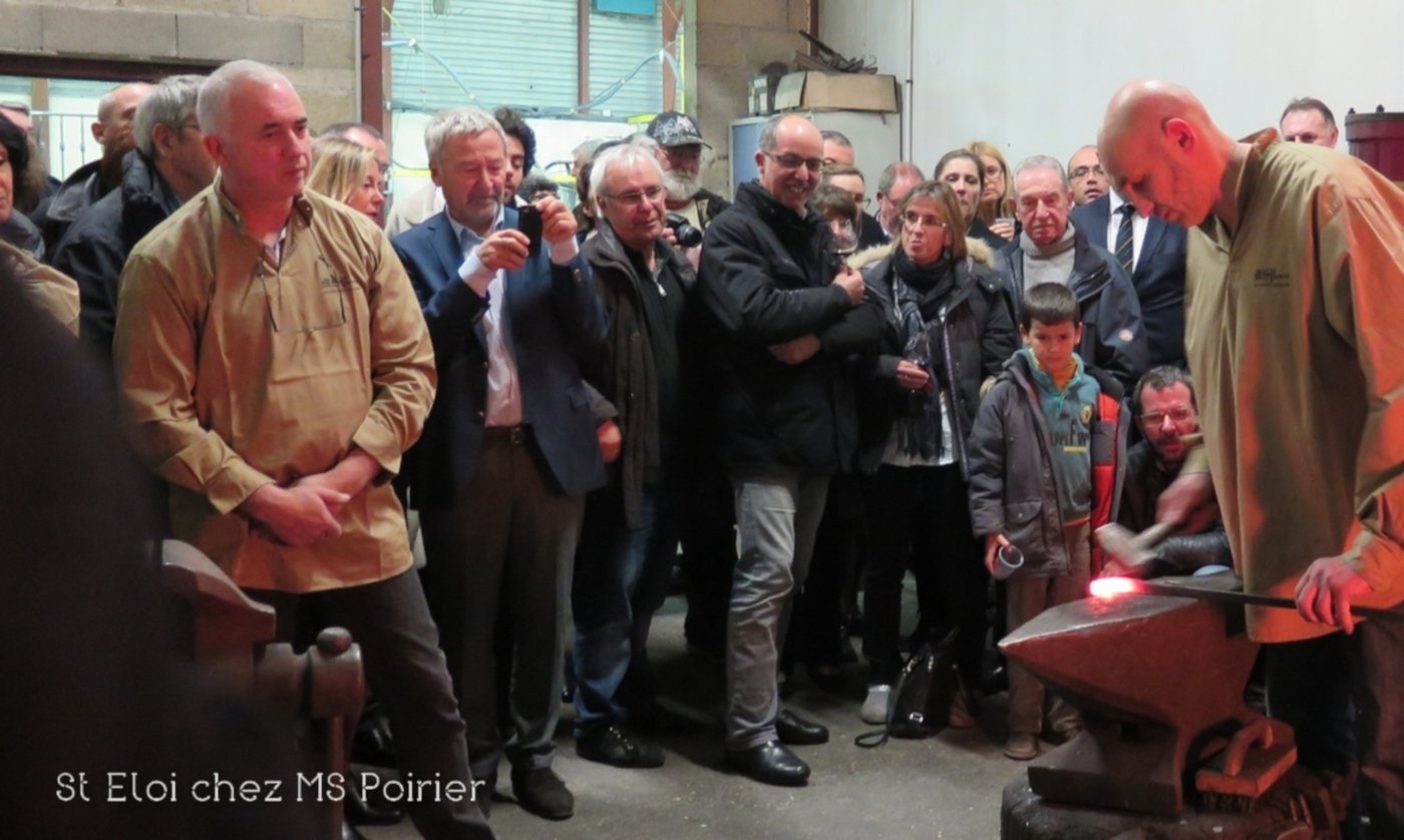 démonstration de forge par Stephan Poirier