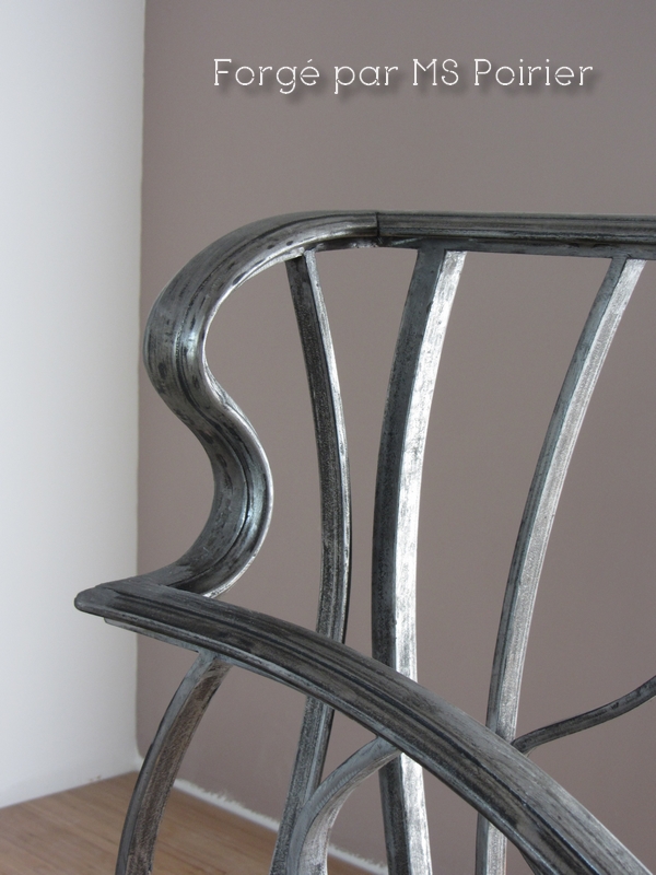 détail garde-corps fer blanc ciré - Surréaliste -