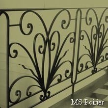 Rampe d escalier en fer forgé classique modèle Francois 1er