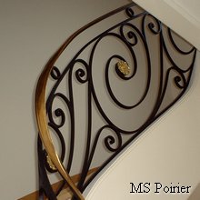 Rampe d escalier classique modèle Louis XVI