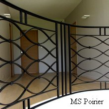 Rampe d escalier moderne modèle Saint Louis