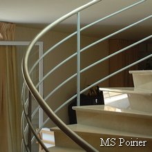 Rampe d escalier en fer forgé design modèle Bateau