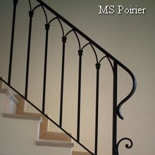 Rampe d escalier modèle Gothique